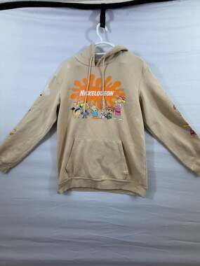 Nickelodeon 90s Cartoons Hoodie Beige Size Unknown